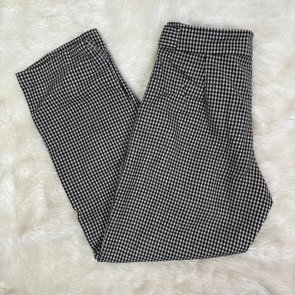 Tach Clothing High-Waist Portia Wool Pants in Brown Houndstooth Size M - Picture 12 of 13